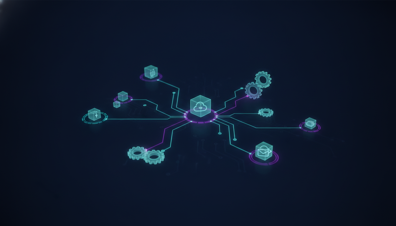 Automated business workflow nodes and CRM pipeline